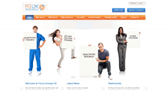 Desktop Screenshot of focusgroupsuk.com